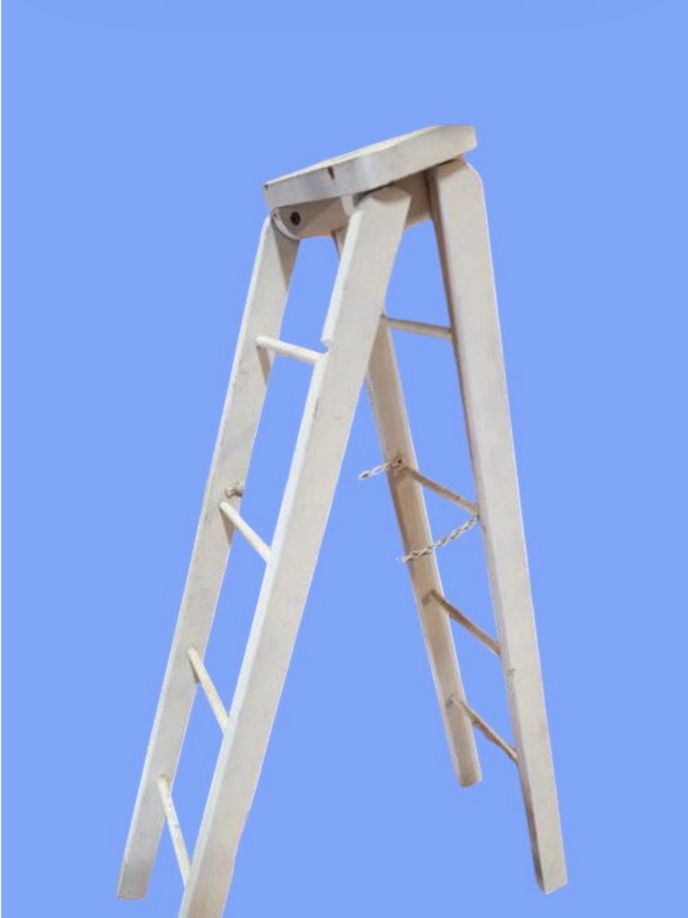 Wooden Ladder  ~ Wooden Stairs ~ Decoration ~ White ~ Handmade